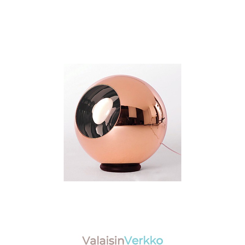 Creative Simple Glass Nordic Retro Galvanoitu palloriippuvalaisin