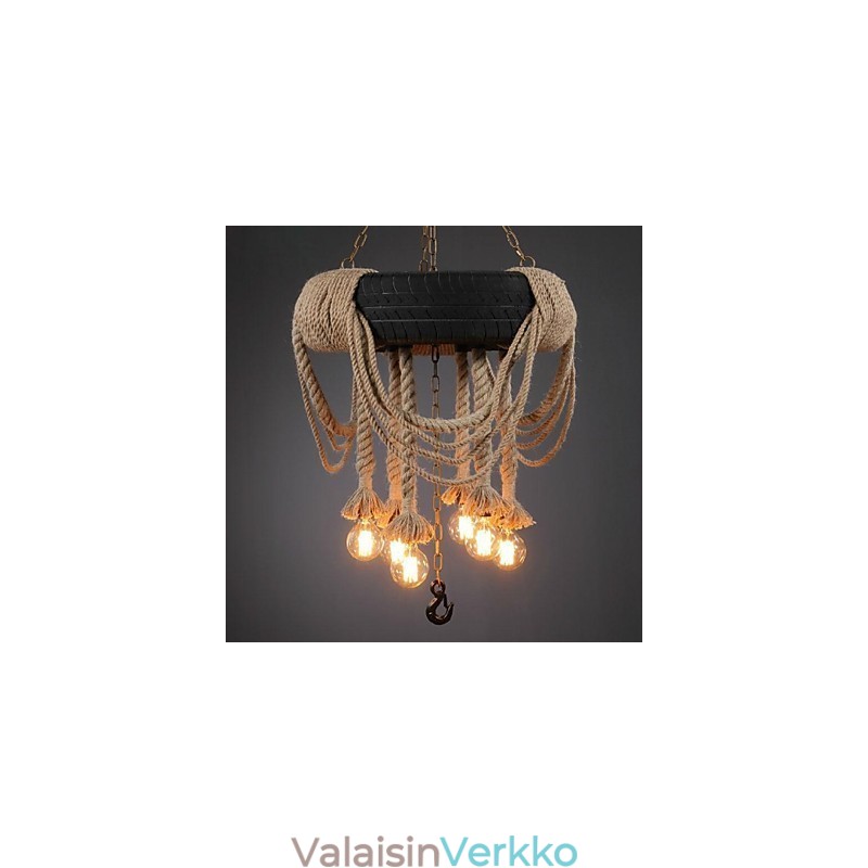 Vintage maalaus muovinen riippuvalaisin
