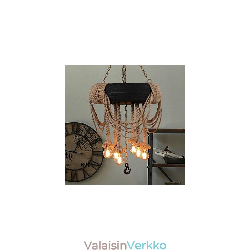 Vintage maalaus muovinen riippuvalaisin