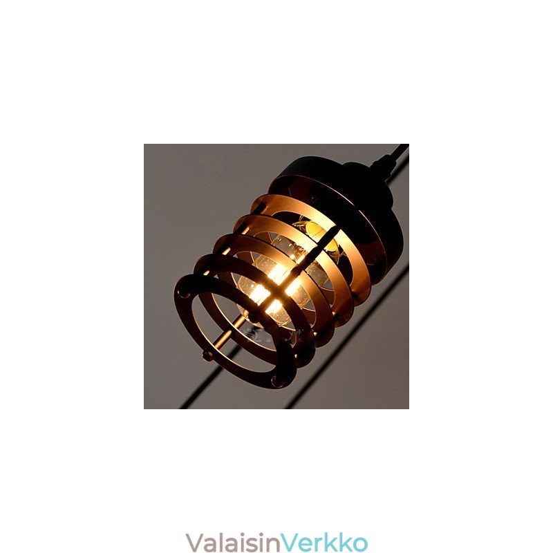 Vintage Edison - Useita säädettävä DIY-kattolamppu Valo riippuvalaisin kattokruunu Moderni tyylikäs teollisuusruokailu
