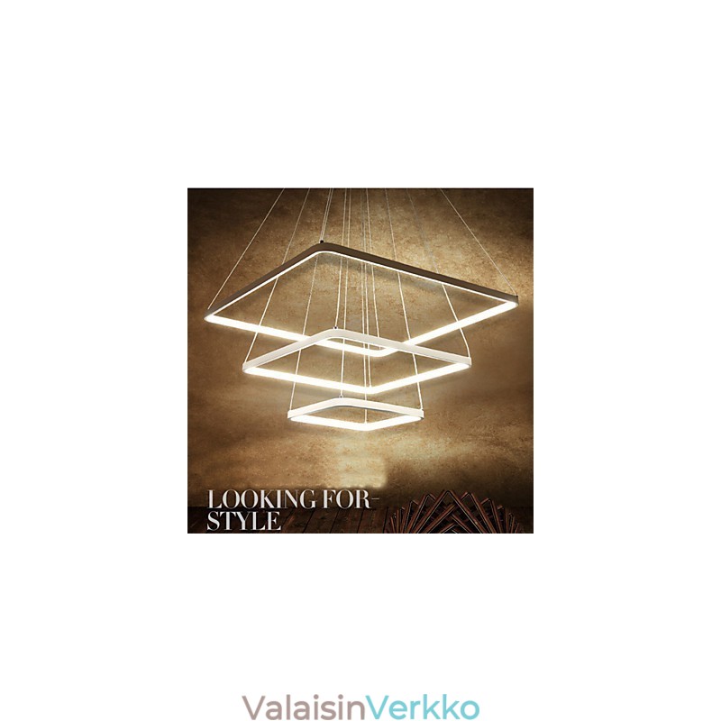 Moderni design riippuvalaisin kolme sormusta