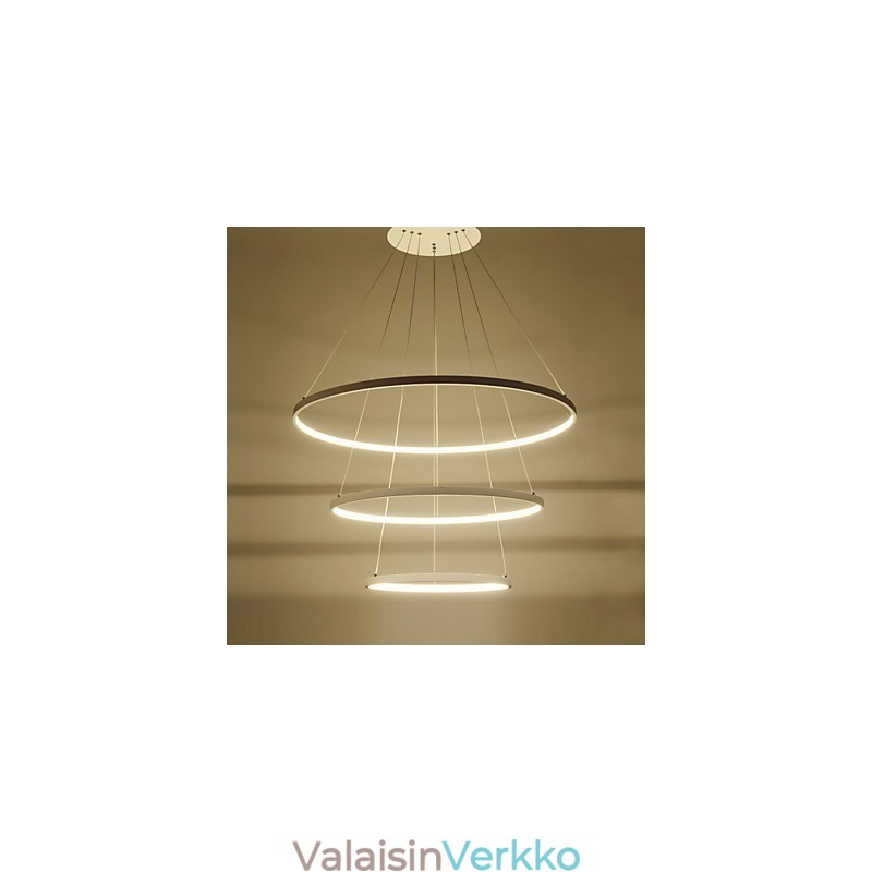 Moderni design riippuvalaisin kolme sormusta