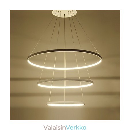 Moderni design riippuvalaisin kolme sormusta Moderni design riippuvalaisin kolme sormusta