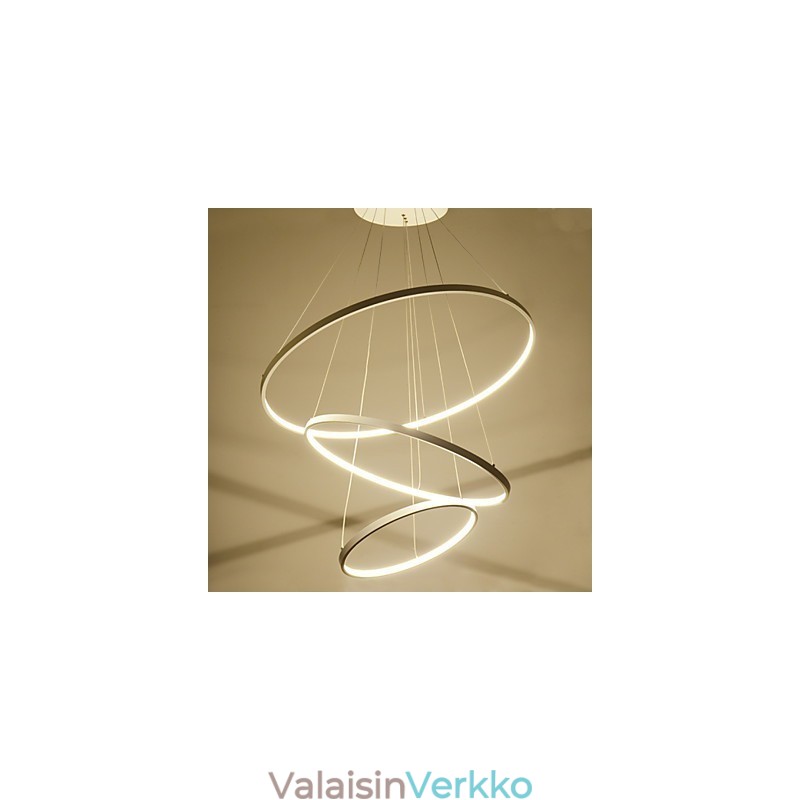 Moderni design riippuvalaisin kolme sormusta
