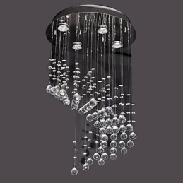 Moderni nykyaikainen Crystal Chrome -tasoteline
