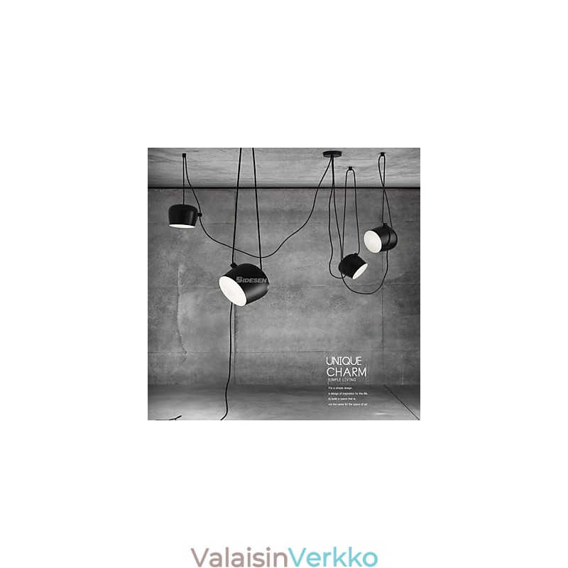 Moderni nykyaikainen maalaus metalliriippuvalaisin