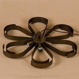 American Country Iron Industrial Wind kukka Riippuvalaisin