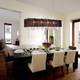 Moderni Contemporary Island Crystal Muut metalliriippuvalaisin