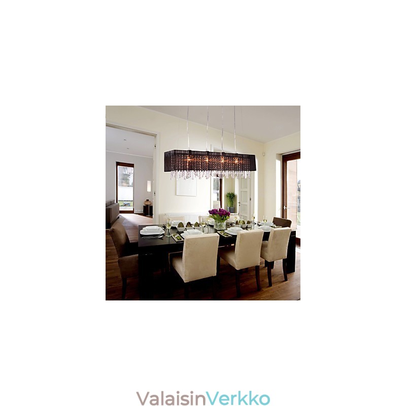 Moderni Contemporary Island Crystal Muut metalliriippuvalaisin