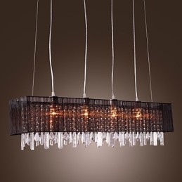Moderni Contemporary Island Crystal Muut metalliriippuvalaisin