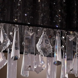 Moderni Contemporary Island Crystal Muut metalliriippuvalaisin