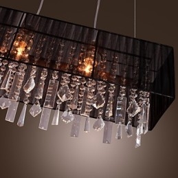 Moderni Contemporary Island Crystal Muut metalliriippuvalaisin