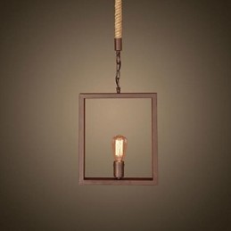 Perinteinen klassinen Rustic Lodge Vintage Retro Country -metalliriippuvalaisin
