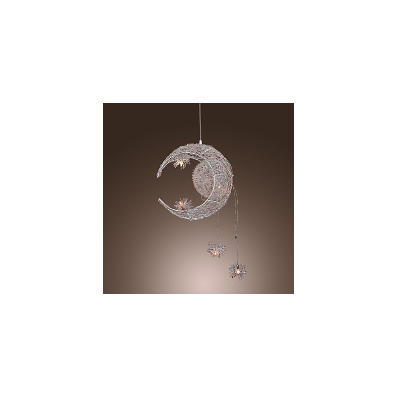 Moderni nykyaikainen Globe Mini -tyylinen galvanoitu metalliriippuvalaisin