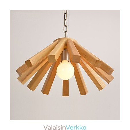 Retro Country Wood Bambu-riippuvalaisin Retro Country Wood Bambu-riippuvalaisin