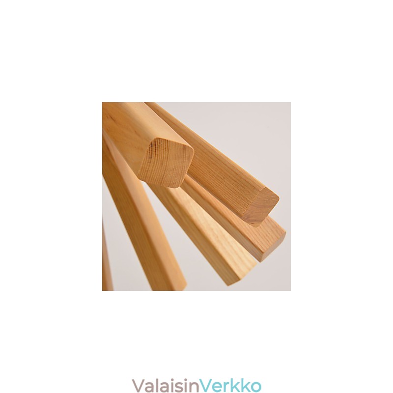 Retro Country Wood Bambu-riippuvalaisin