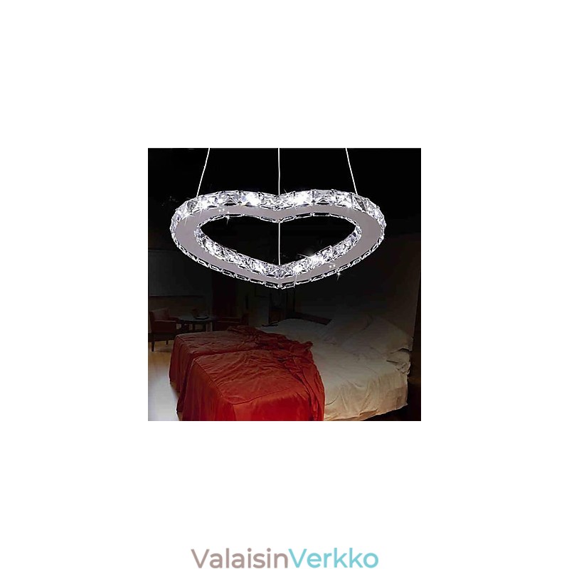 Moderni nykyaikainen kristallikromimetallikattokruunu