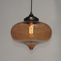 Bubble Design Pendant 1 -valaisin läpinäkyvällä varjostimella