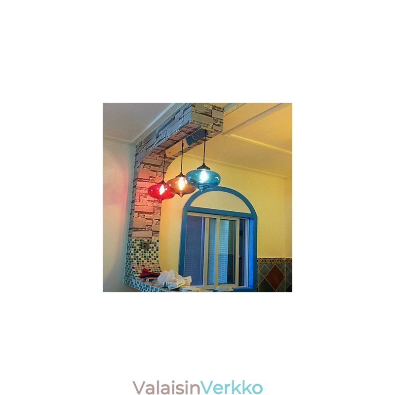 Bubble Design Pendant 1 -valaisin läpinäkyvällä varjostimella