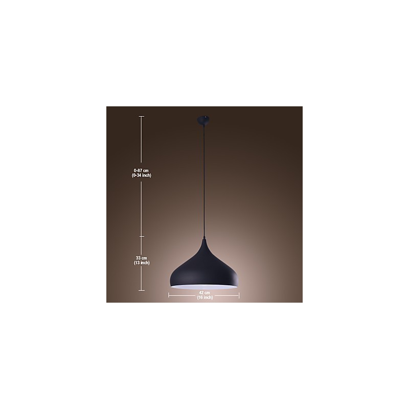 Moderni nykyaikainen Retro Bowl -tyylinen maalausriippuvalaisin