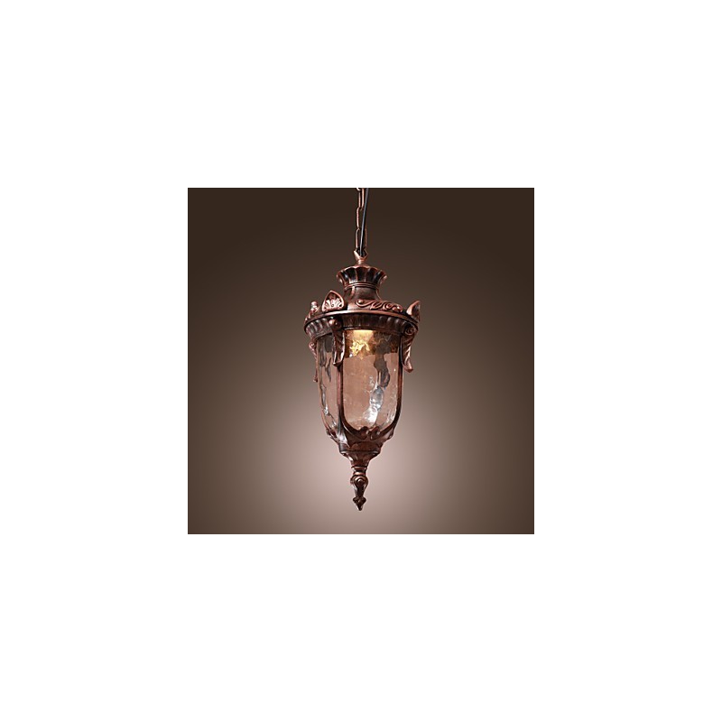 Antiikkivaikutteinen riippuvalaisin 1 valolla