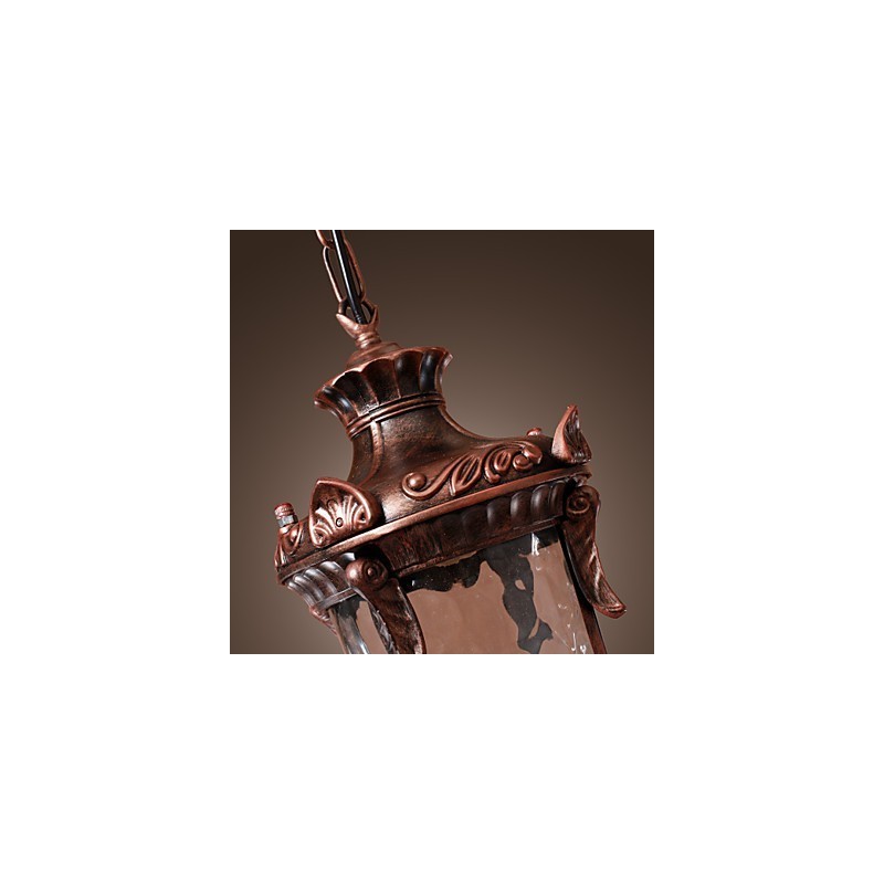 Antiikkivaikutteinen riippuvalaisin 1 valolla