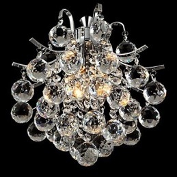 Moderni nykyaikainen Crystal Chrome -kattokruunuvalaisin