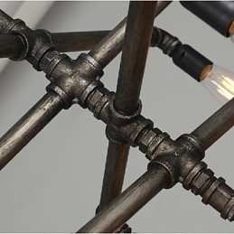 Perinteinen klassinen Retro Lyhty Country Painting metalliriippuvalaisin