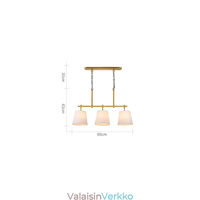 Moderni nykyaikainen koristeellinen design-riippuvalaisin