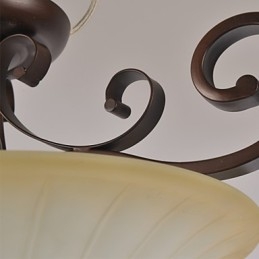 5 Vintage Mini Style -maalaus metalliriippuvalaisin