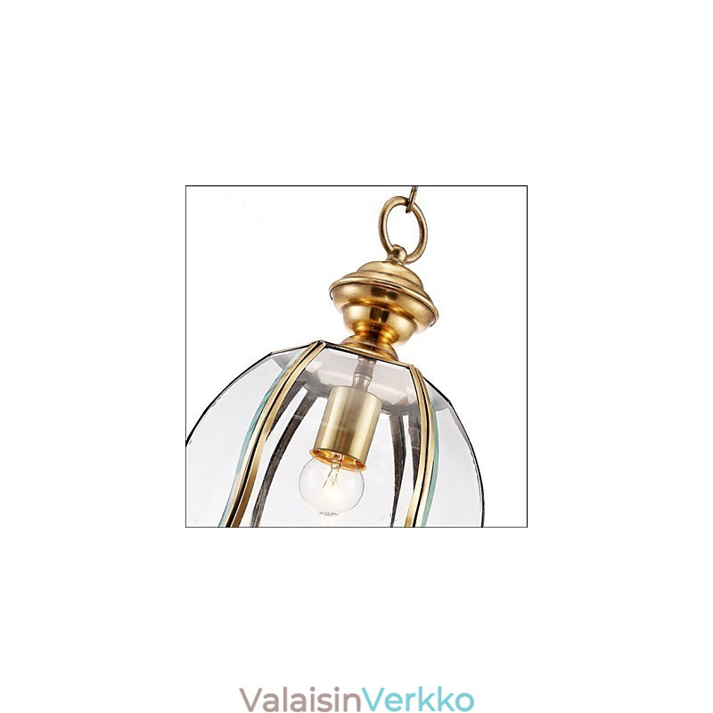 American Country Small Pendant kaikki kuparinen yksittäinen lasi