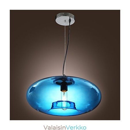Riippuvalaisin Moderni design Sininen lasilamppu Mukana Riippuvalaisin Moderni design Sininen lasilamppu Mukana