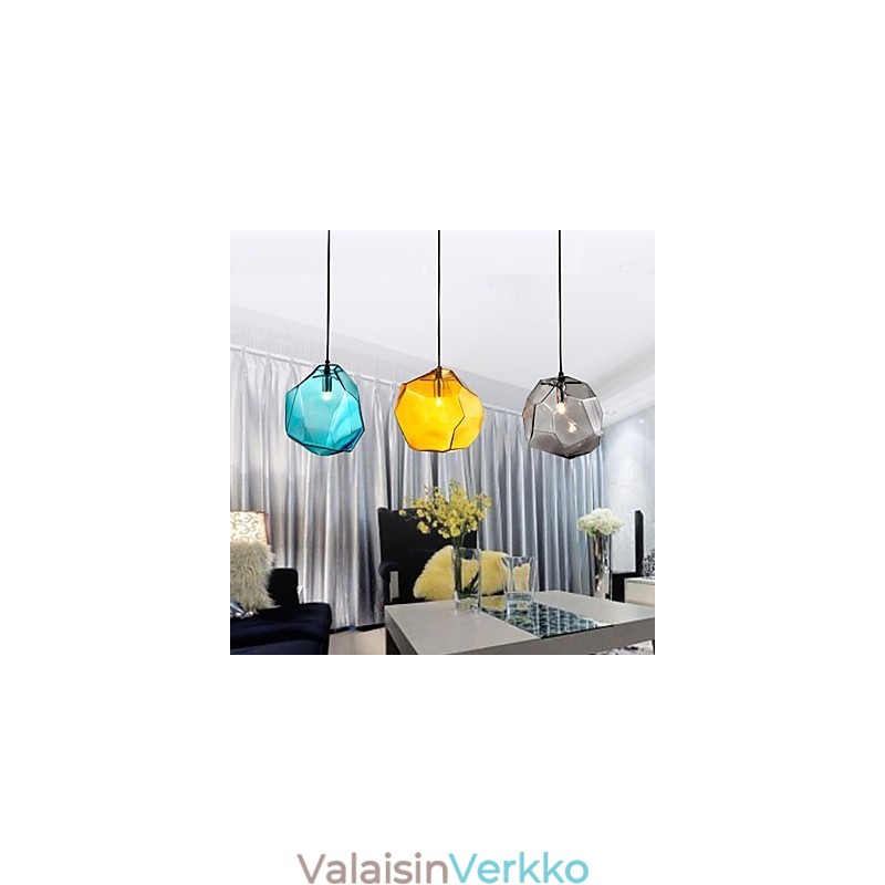 Riipus 3 Light Italy Style Läpinäkyvä Galvanointi