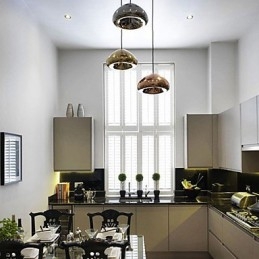 Moderni nykyaikainen maalaus metalliriippuvalaisin