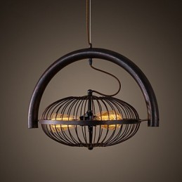 Retro Classic Metal Kattotuuletin Valot Yksinkertaiset riippuvalaisimet Cafe riippuvalaisin