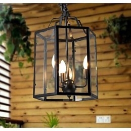 Perinteinen Klassinen Vintage Retro Lyhty Country Mini Style Maalaus Metal Riipus Valoruokailu