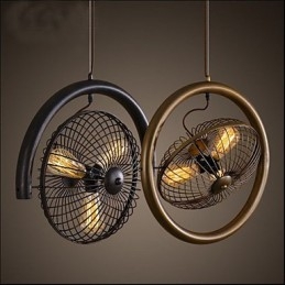 Retro Industrial Wind -puhallinriippuvalaisin amerikkalaistyylinen