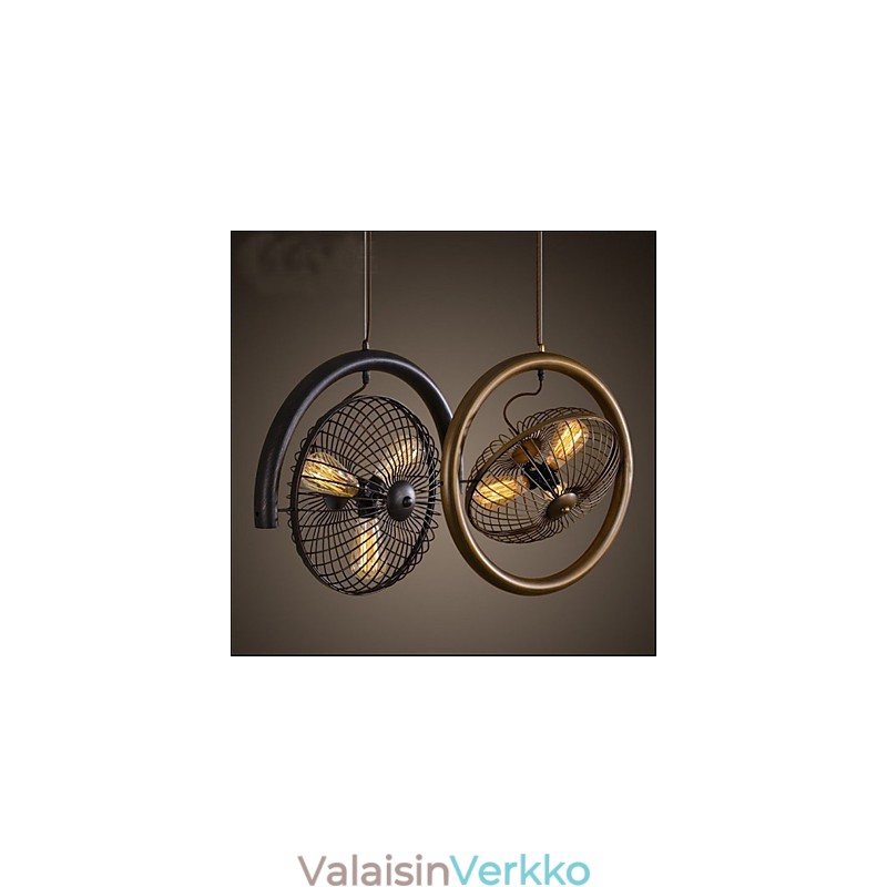 Retro Industrial Wind -puhallinriippuvalaisin amerikkalaistyylinen