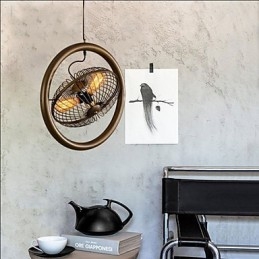 Retro Industrial Wind -puhallinriippuvalaisin amerikkalaistyylinen