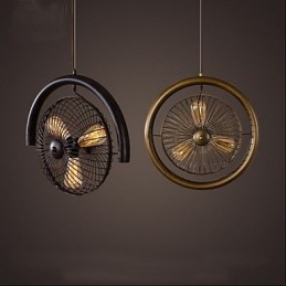 Retro Industrial Wind -puhallinriippuvalaisin amerikkalaistyylinen