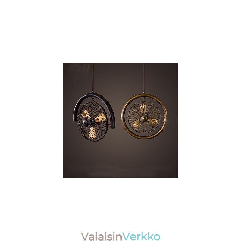 Retro Industrial Wind -puhallinriippuvalaisin amerikkalaistyylinen