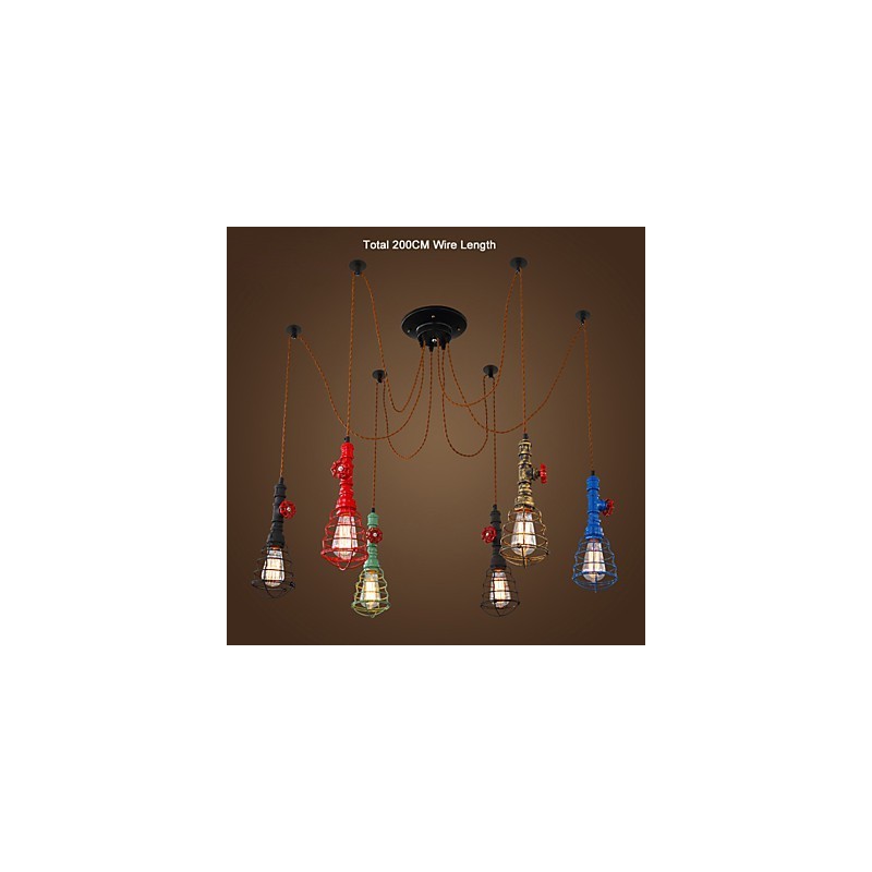 6 valoa Vintage-riippuvalaisin vesipiippuvalot