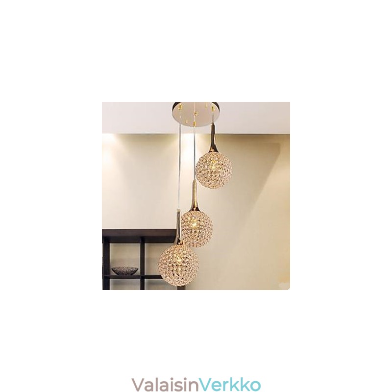 Moderni kristallikruunu astia