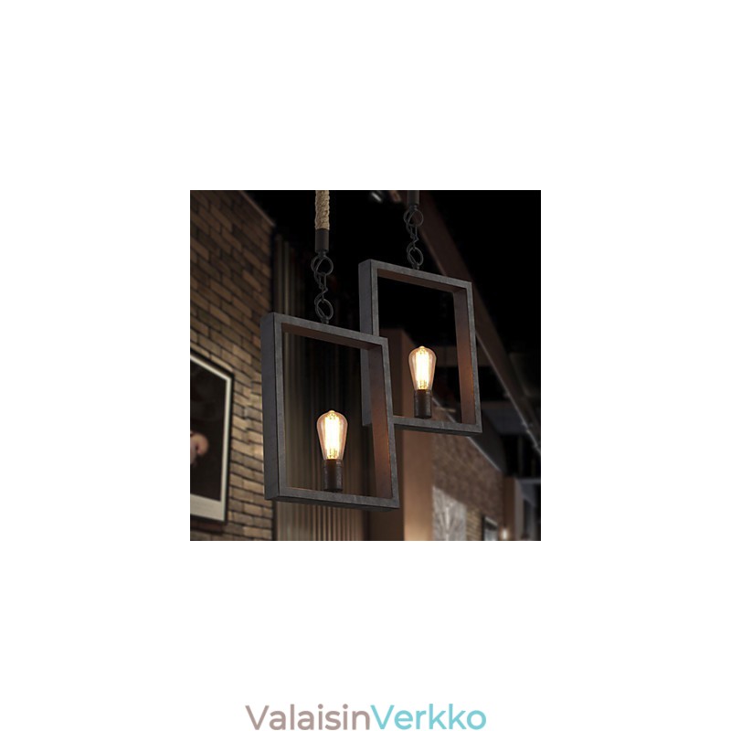 Pendant Rustic Lodge Vintage Retro Ruokailu Ostoskauppa Metalli