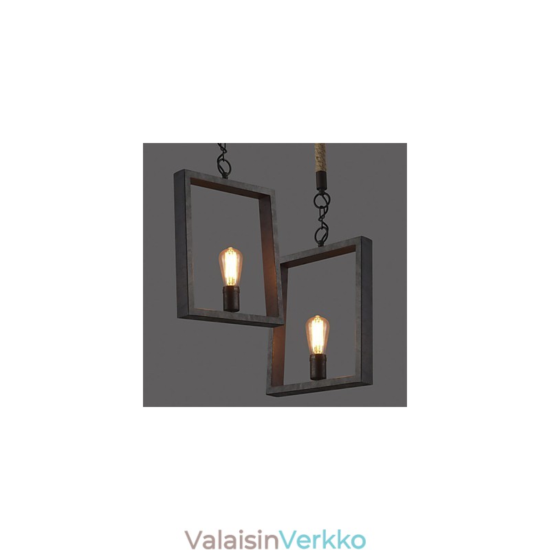 Pendant Rustic Lodge Vintage Retro Ruokailu Ostoskauppa Metalli