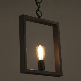Pendant Rustic Lodge Vintage Retro Ruokailu Ostoskauppa Metalli