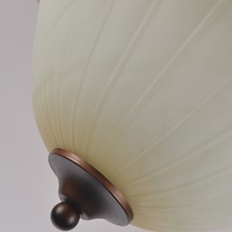 Rustic Lodge Vintage Mini Style -maalaus metalliriippuvalaisin