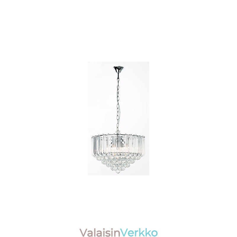 Moderni akryylikristallityylinen kattokruunu 5 valoa