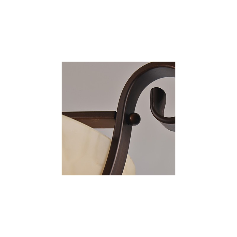Rustic Lodge Vintage Mini Style -maalaus metalliriippuvalaisin