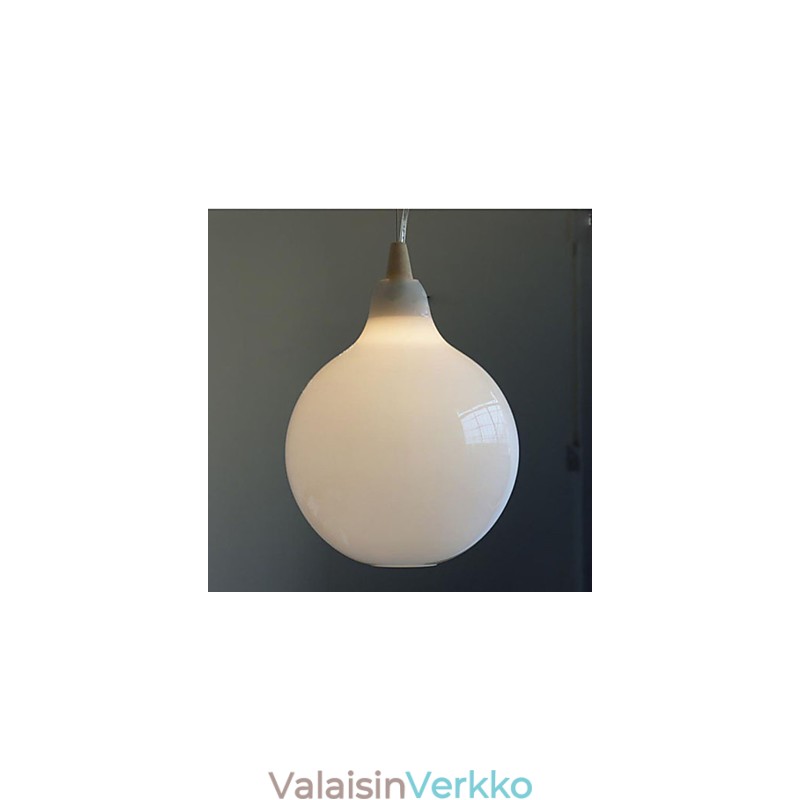 Maidonvalkoinen lasipullo Riippuvalaisin Natural Curve